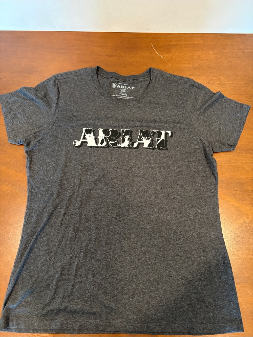Ariat Dark Gray Short-Sleeve Logo Tee